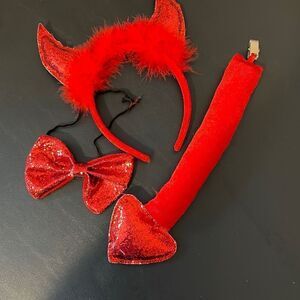 Halloween Red Devil Accessories.